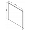 zrkadlo ELEMENT 13 do 800x800 LED