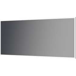zrkadlo THIN ALU LED v hliníkovom rámiku do 1500x700
